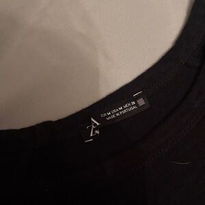 Zara Black long  Sleeve Tee